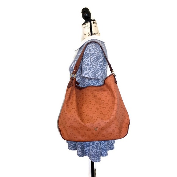 MCM HOBO Shoulder Bag- Tan - Picture 2 of 12